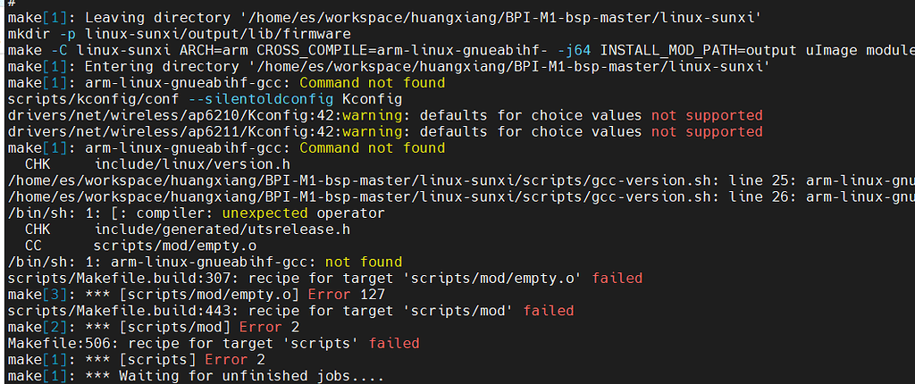 Banana Pi M1 编译问题。 - 〖香蕉派 BPI-M1/BPI-M1+/BPI-R1〗 - 香蕉派开源硬件 Banana pi ...